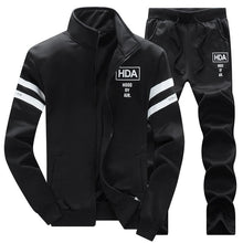 Load image into Gallery viewer, Bolubao Spring Men Set Quality Fleece Sweatshirt + Pants Male Tracksuit Sporting Sweat Suits Mens Survetement Sportswear