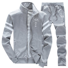 Load image into Gallery viewer, Bolubao Spring Men Set Quality Fleece Sweatshirt + Pants Male Tracksuit Sporting Sweat Suits Mens Survetement Sportswear