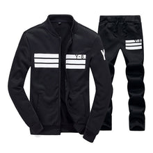 Load image into Gallery viewer, Bolubao Spring Men Set Quality Fleece Sweatshirt + Pants Male Tracksuit Sporting Sweat Suits Mens Survetement Sportswear