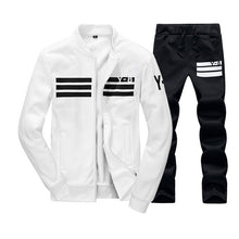 Load image into Gallery viewer, Bolubao Spring Men Set Quality Fleece Sweatshirt + Pants Male Tracksuit Sporting Sweat Suits Mens Survetement Sportswear